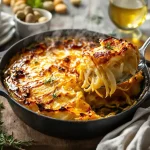 Ce gratin ultra simple aux pommes, oignons et bouillon, encore plus gourmand qu’un dauphinois