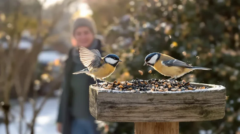 Ni à l’aube ni en fin de matinée : leur passage au jardin est le plus fréquent entre ces deux heures