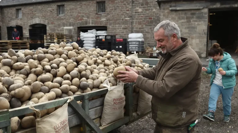Pas-de-Calais : un agriculteur offre gratuitement ses pommes de terre invendues au lieu de les jeter