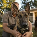 Pour rester avec le Malinois qui l’accompagnait en mission, ce maître-chien choisit de l’adopter