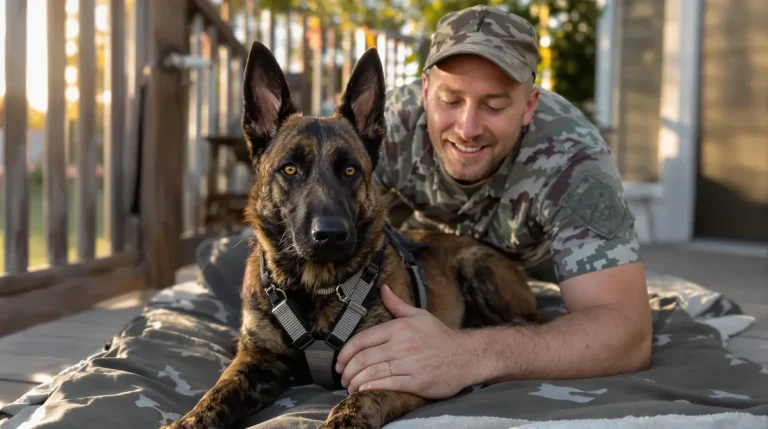 Pour rester avec son Malinois de mission, ce maître-chien l’adopte et lui offre une retraite dorée
